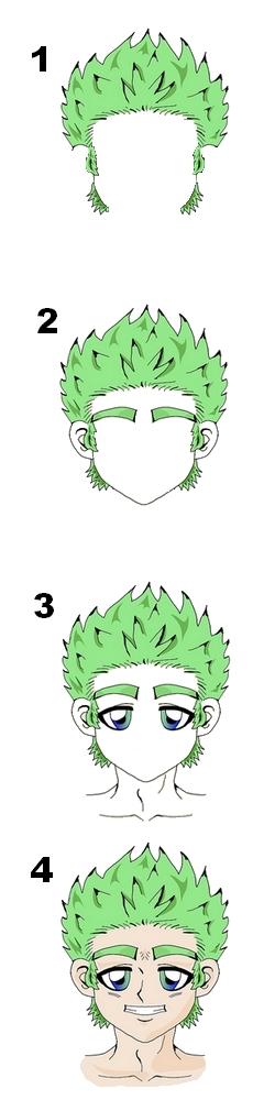 dessin garçon manga