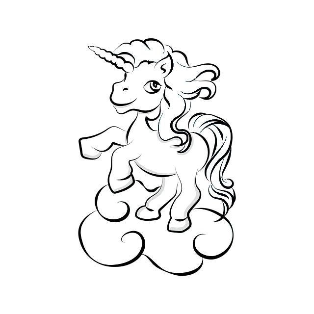 magnifique petite licorne